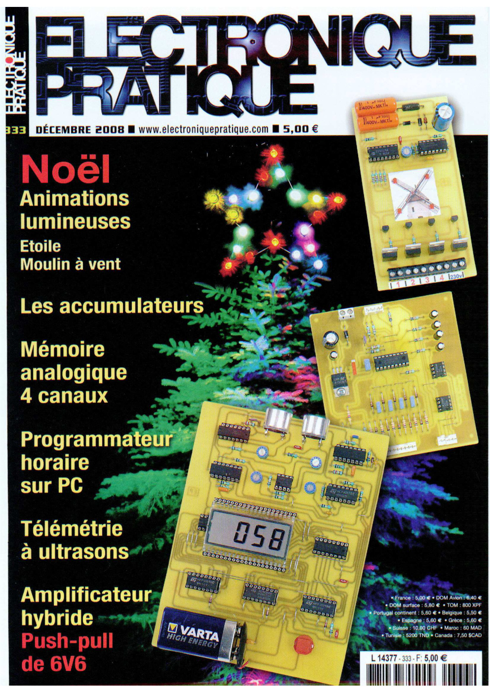 Première page de electroniquepratique numero333