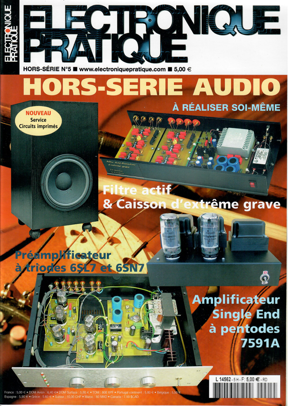 Première page de electroniquepratique numerohs05