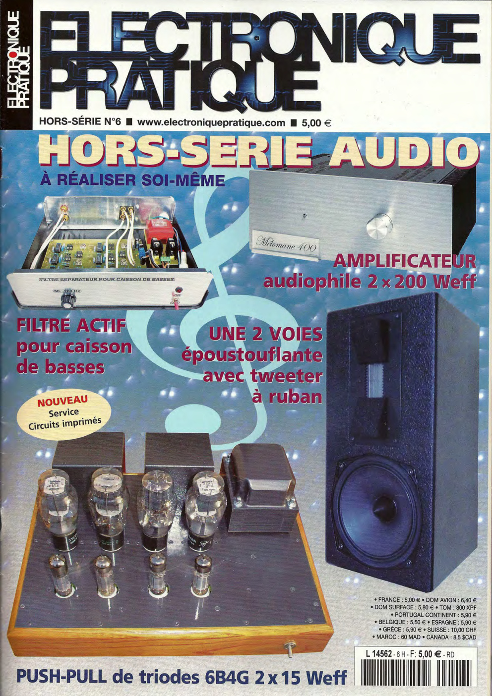 Première page de electroniquepratique numerohs06