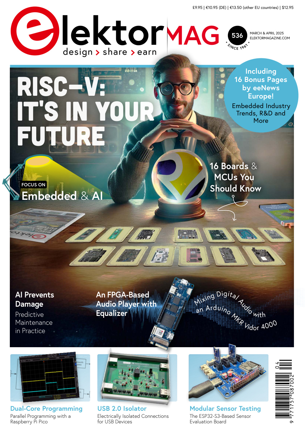 Première page de elektor 536 2025