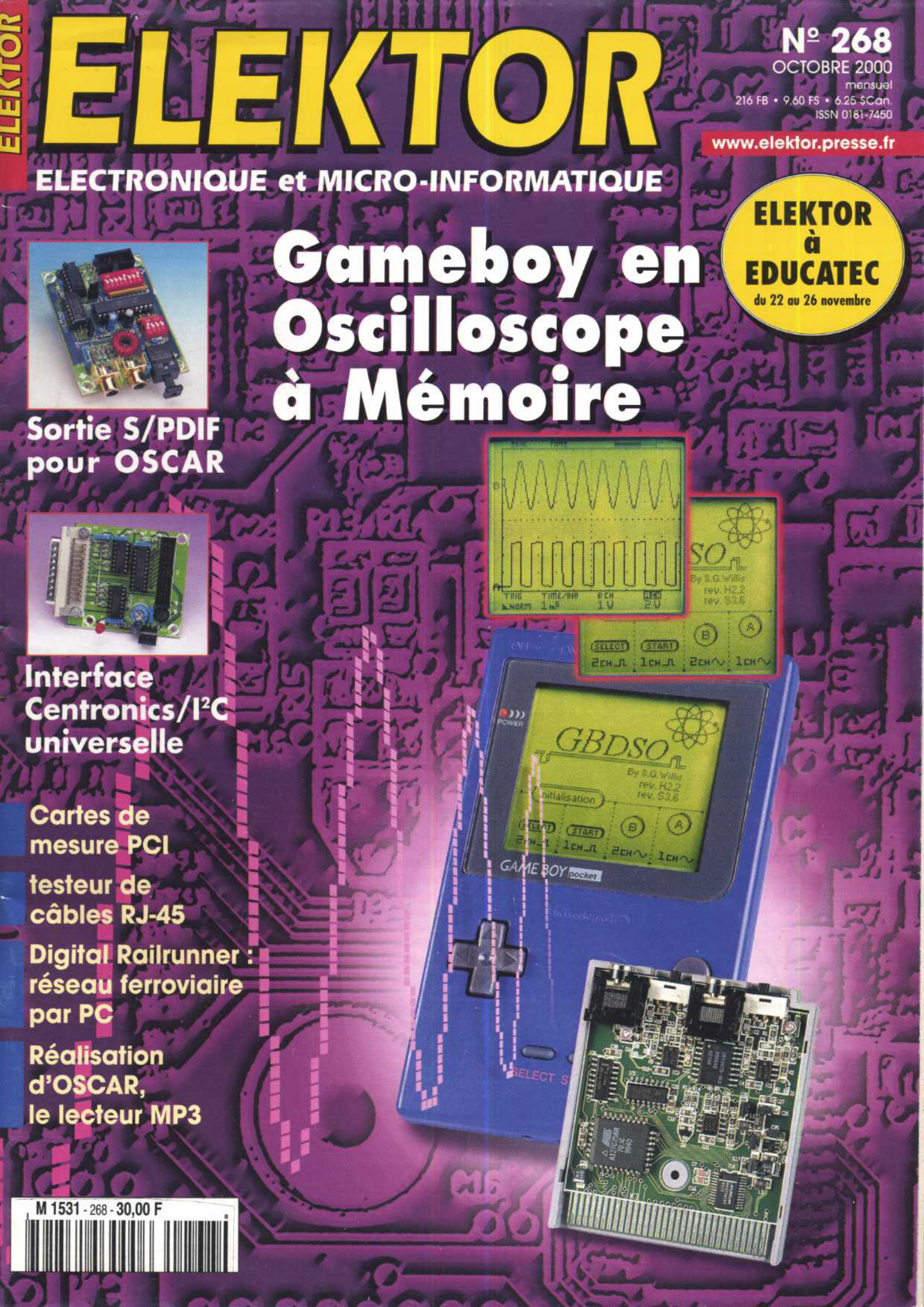 Première page de elektor numero268