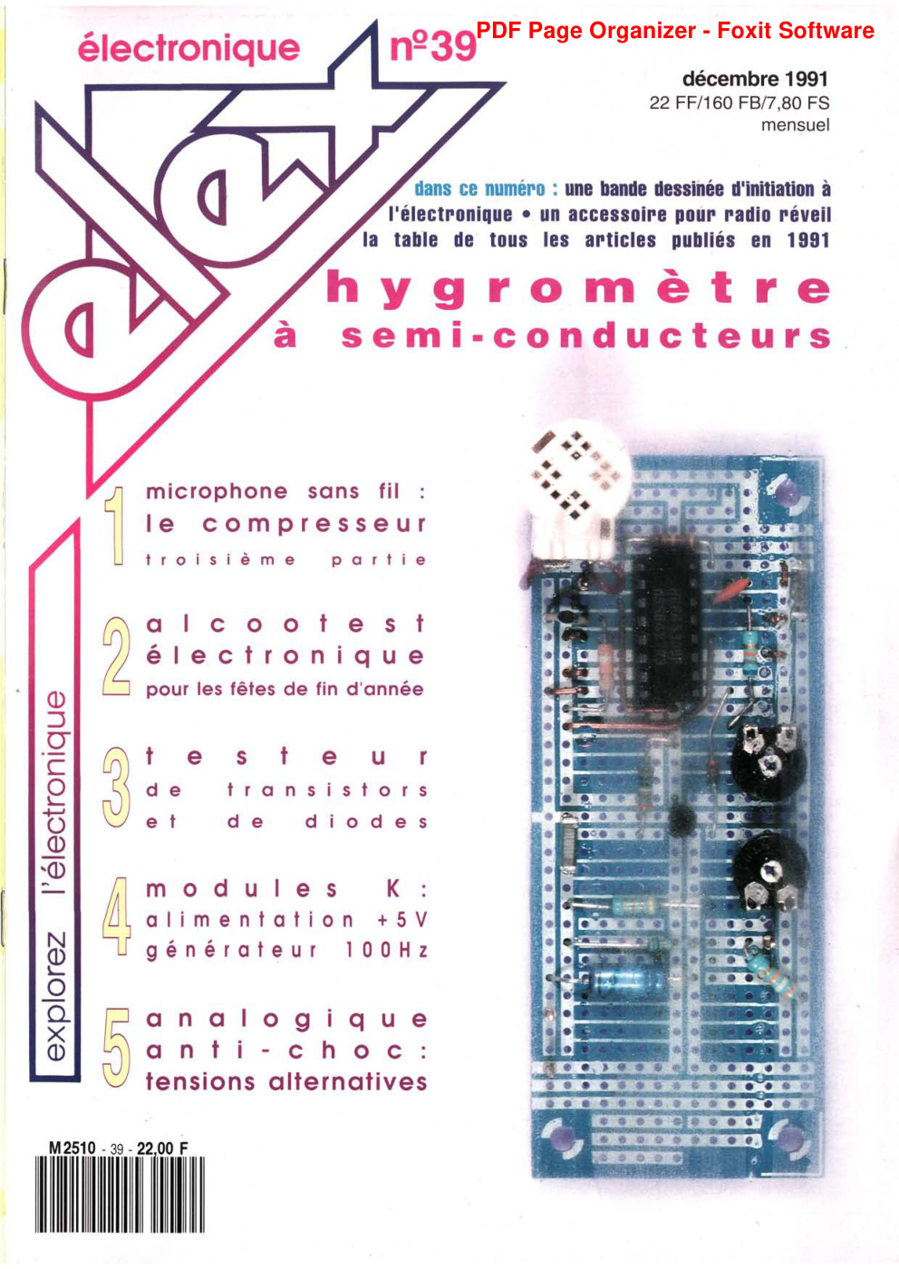 Première page de elex numero39