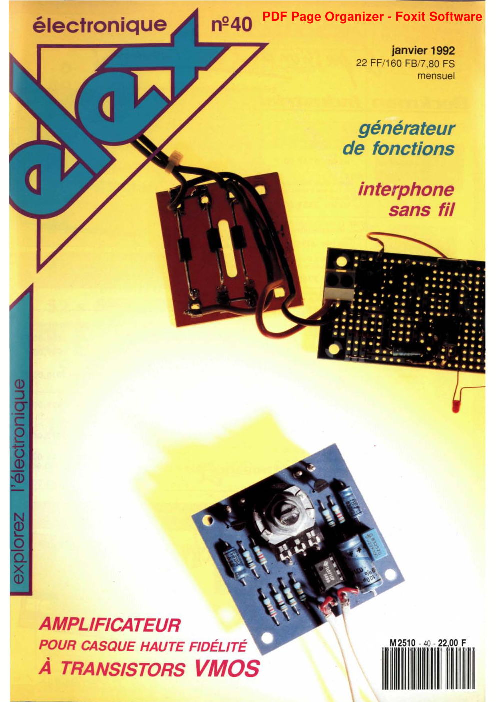Première page de elex numero40