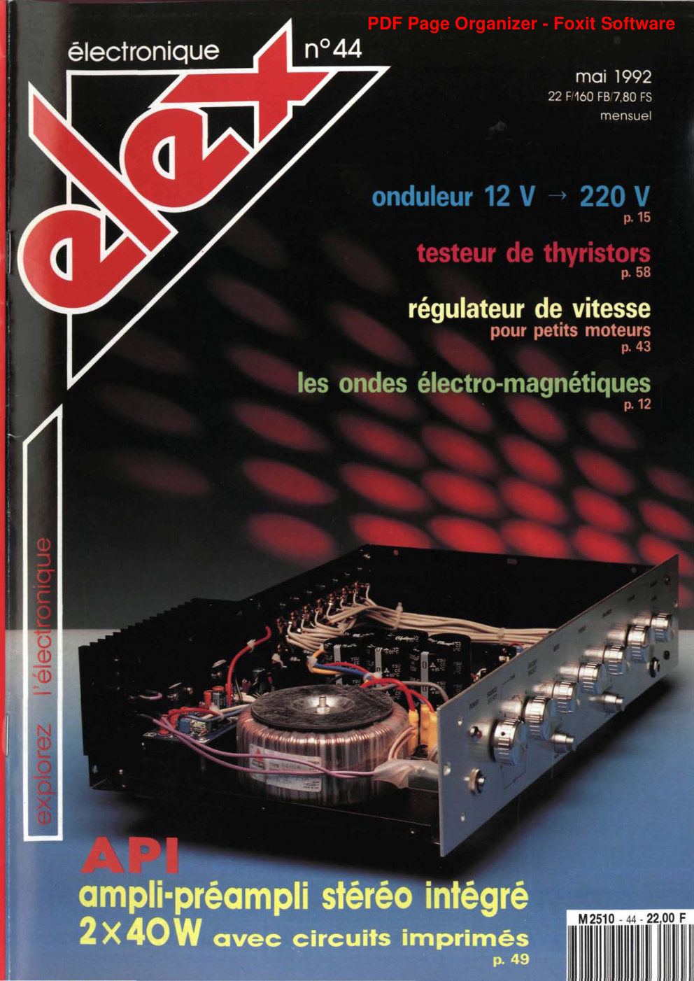 Première page de elex numero44