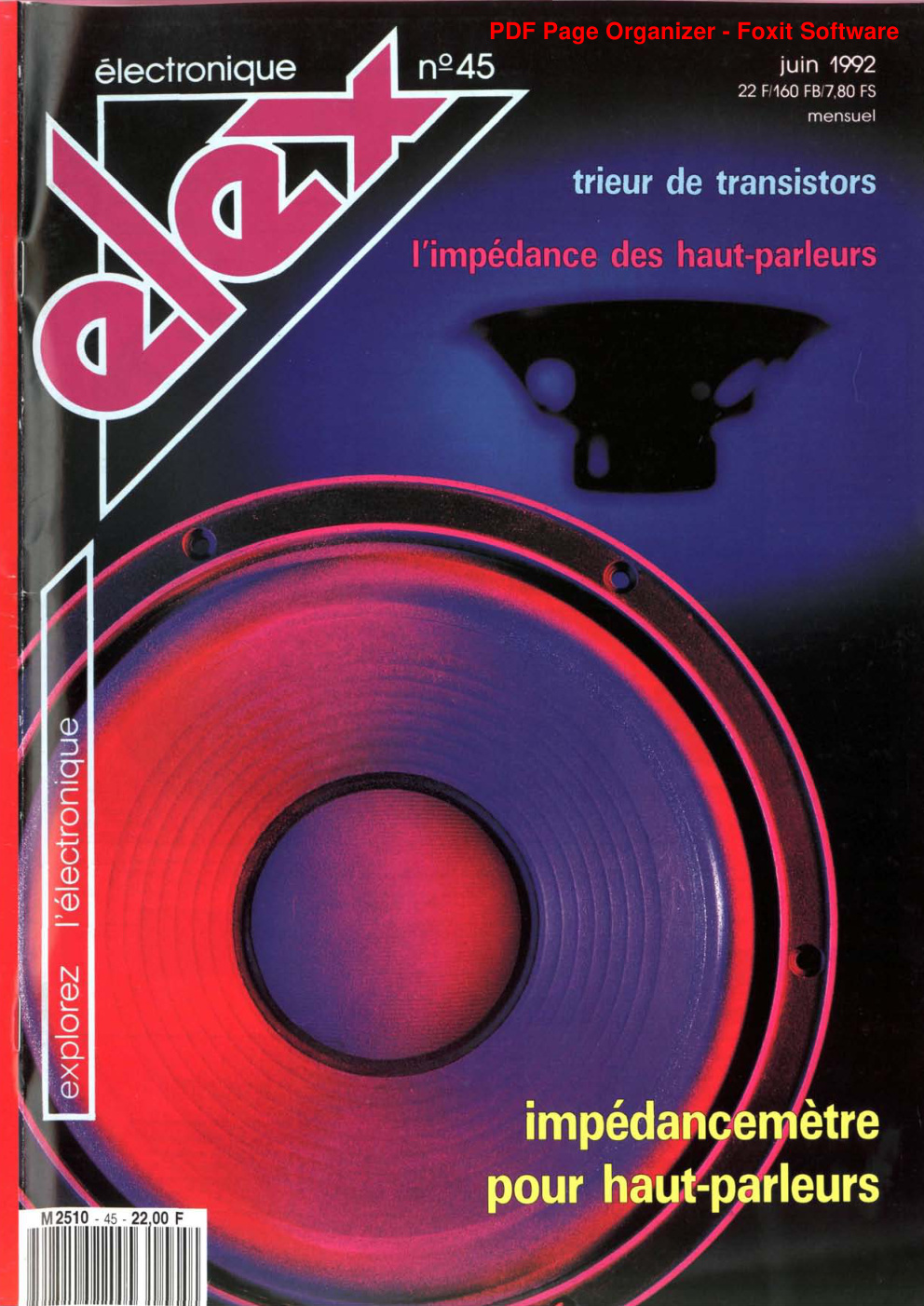 Première page de elex numero45