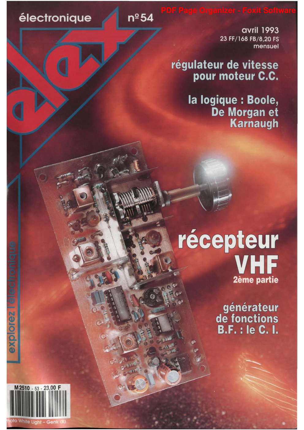 Première page de elex numero54