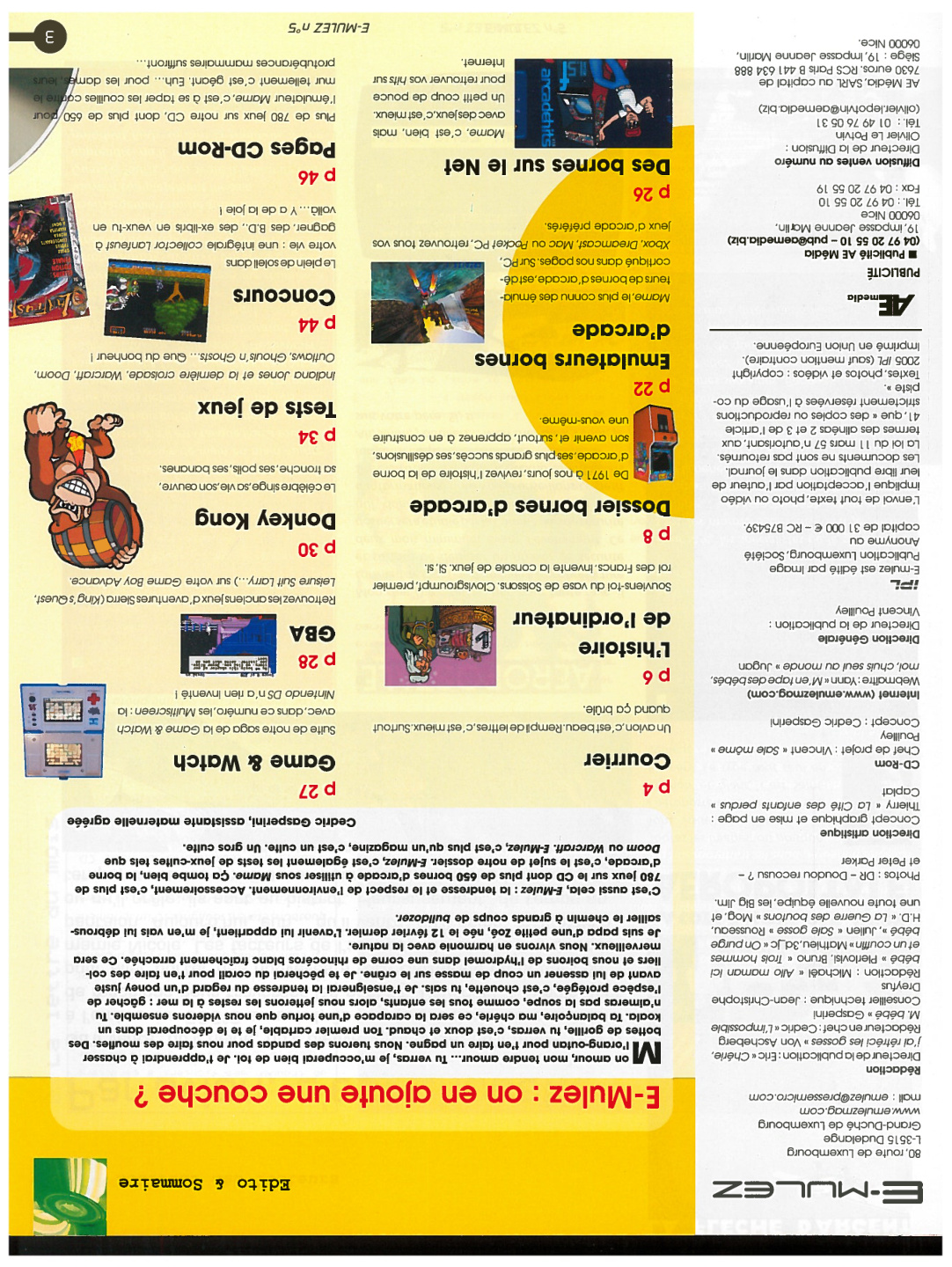 Première page de emulez numero5 03