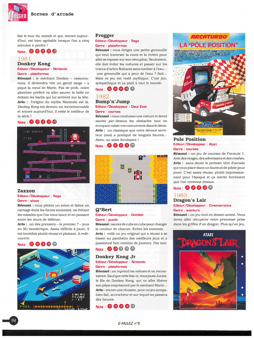 Première page de emulez numero5 13