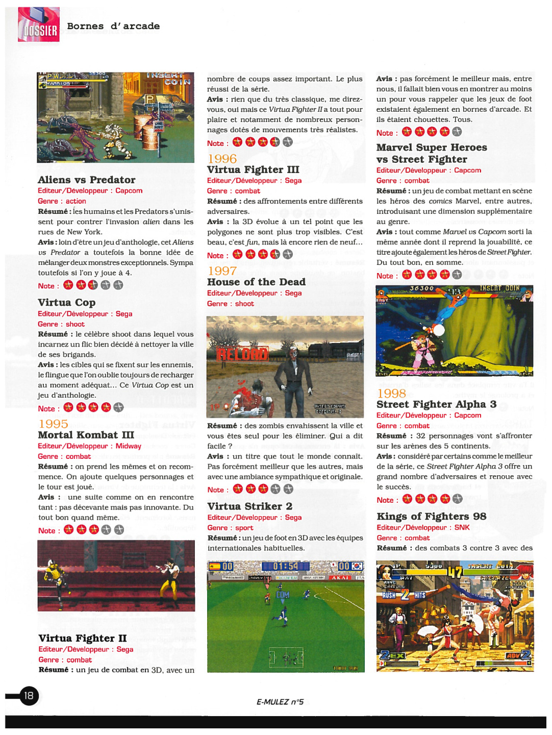 Première page de emulez numero5 18