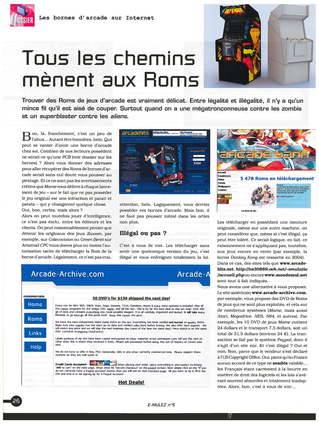 Première page de emulez numero5 26