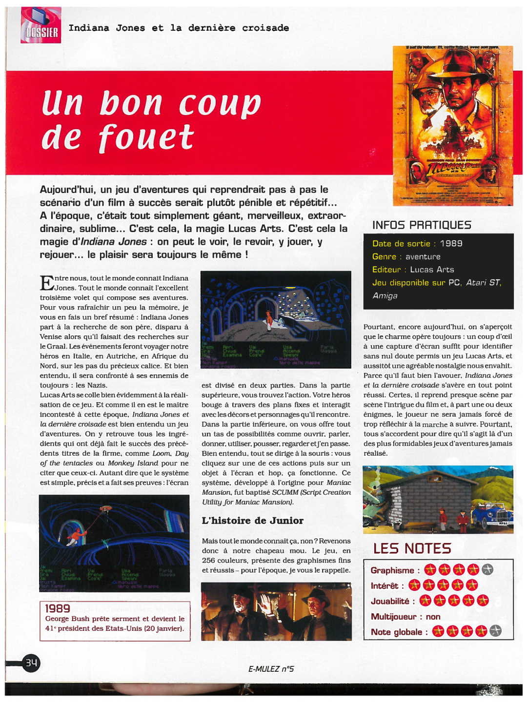 Première page de emulez numero5 34