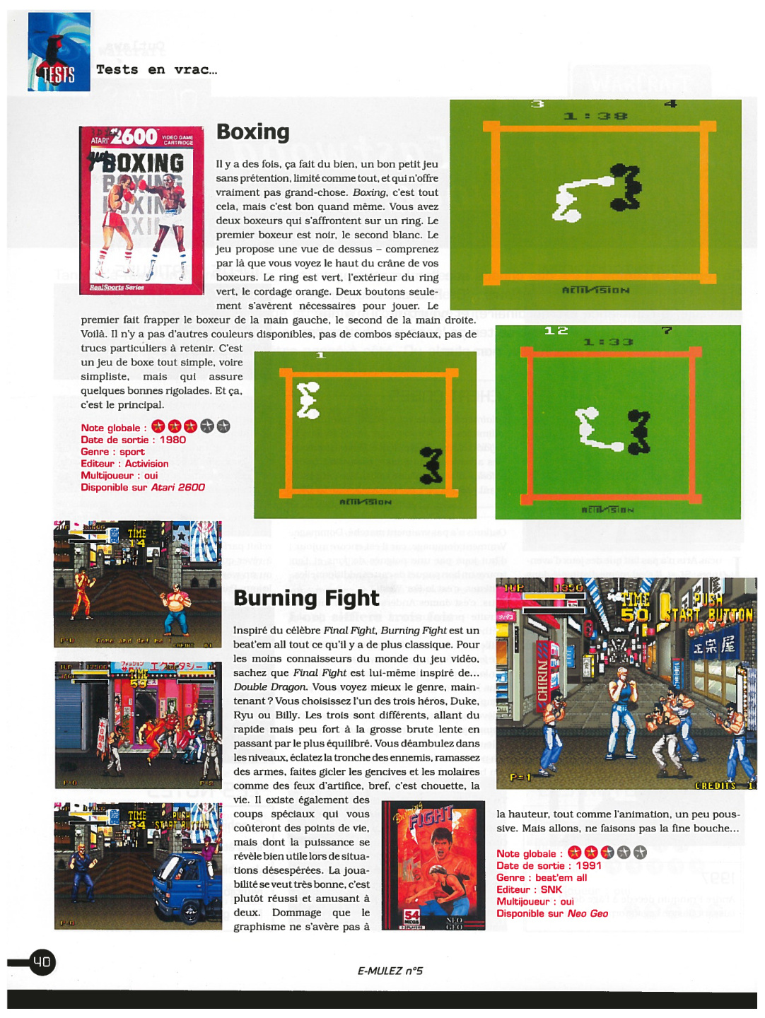 Première page de emulez numero5 40