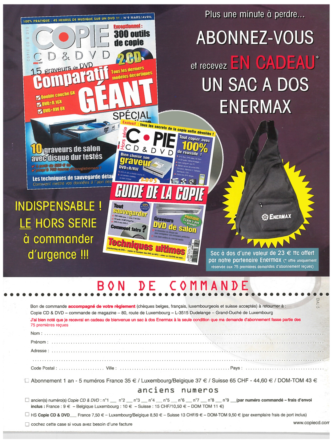 Première page de emulez numero5 52