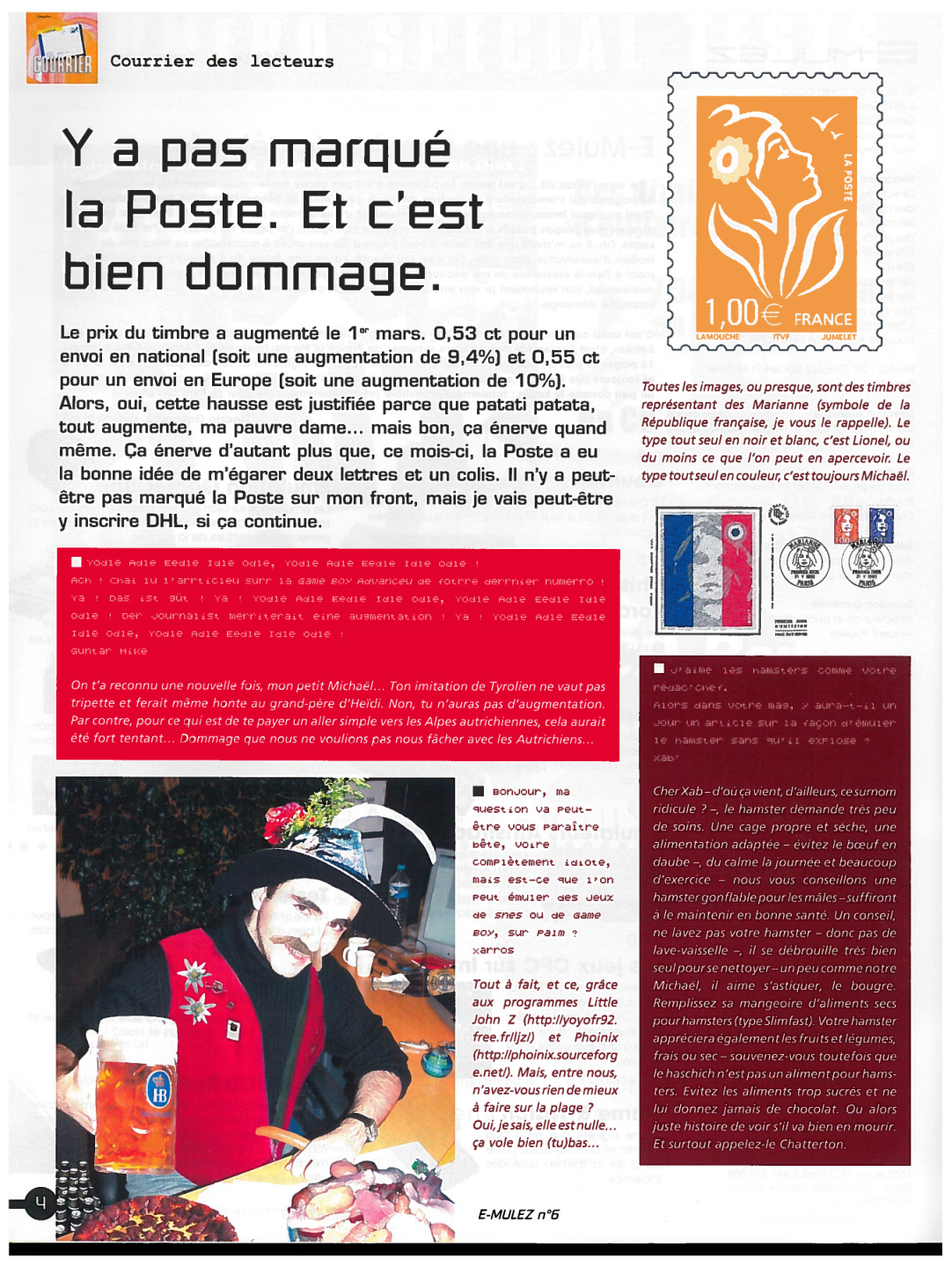 Première page de emulez numero6 04