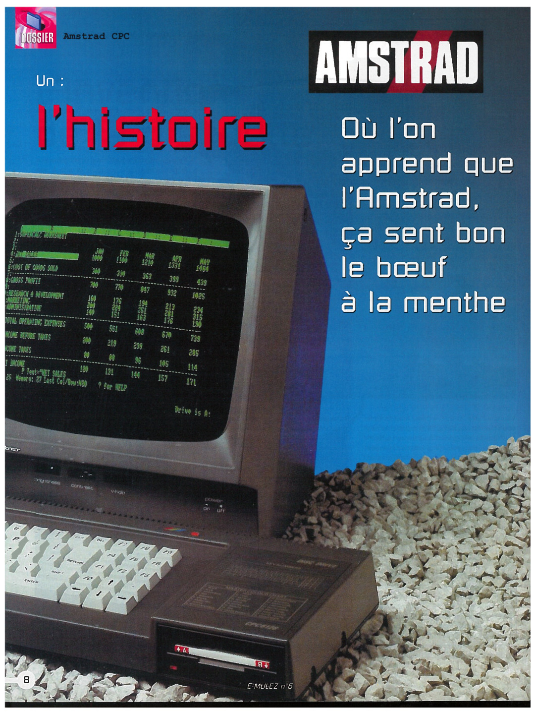 Première page de emulez numero6 08