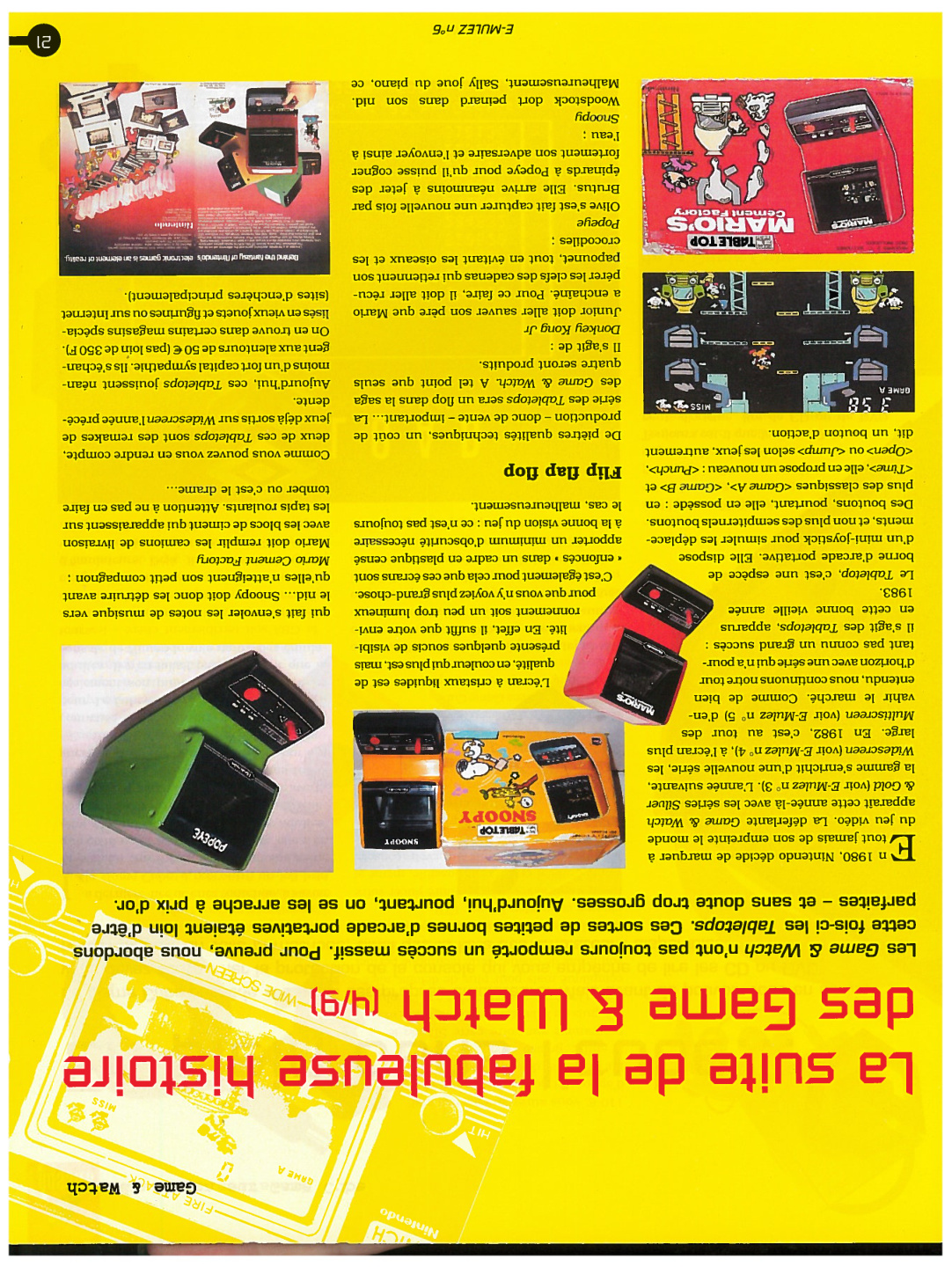 Première page de emulez numero6 21