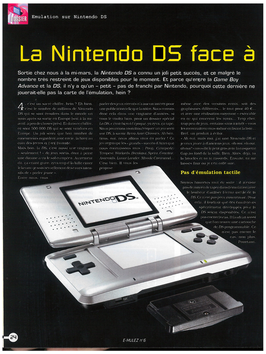 Première page de emulez numero6 24