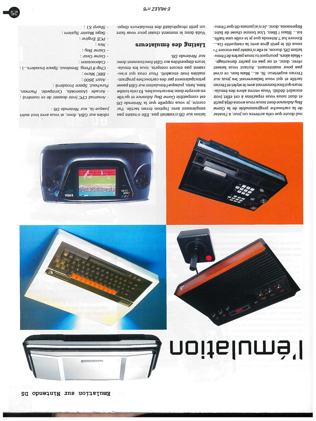 Première page de emulez numero6 25