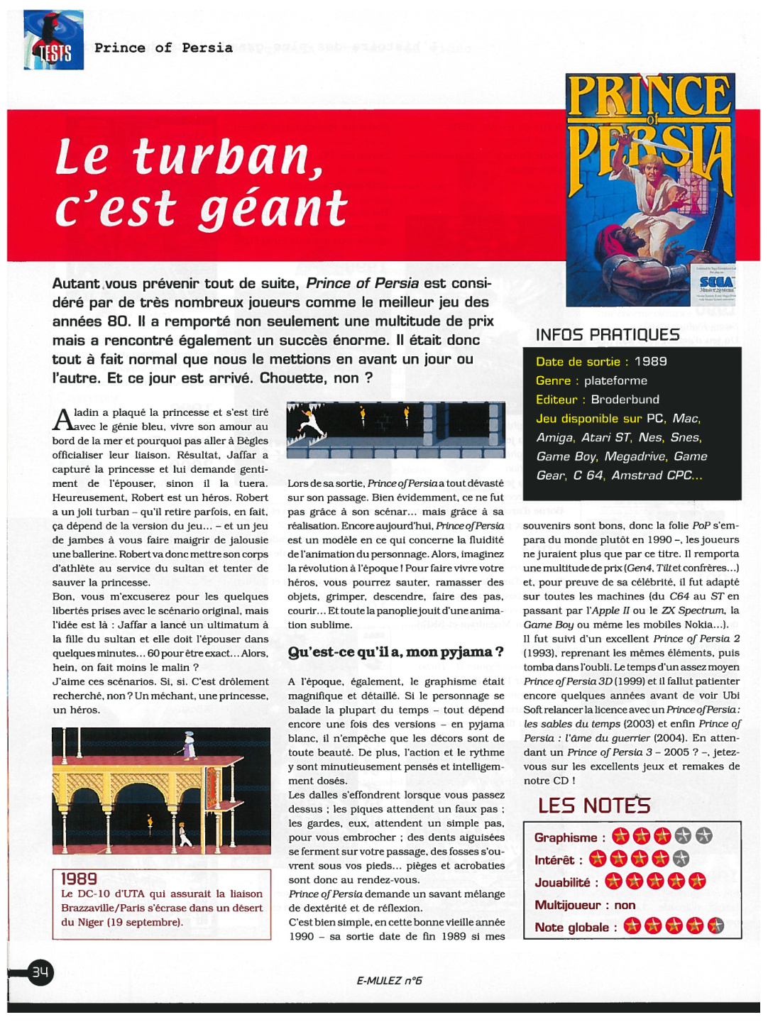 Première page de emulez numero6 34