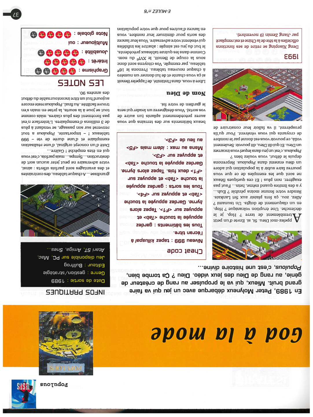 Première page de emulez numero6 37