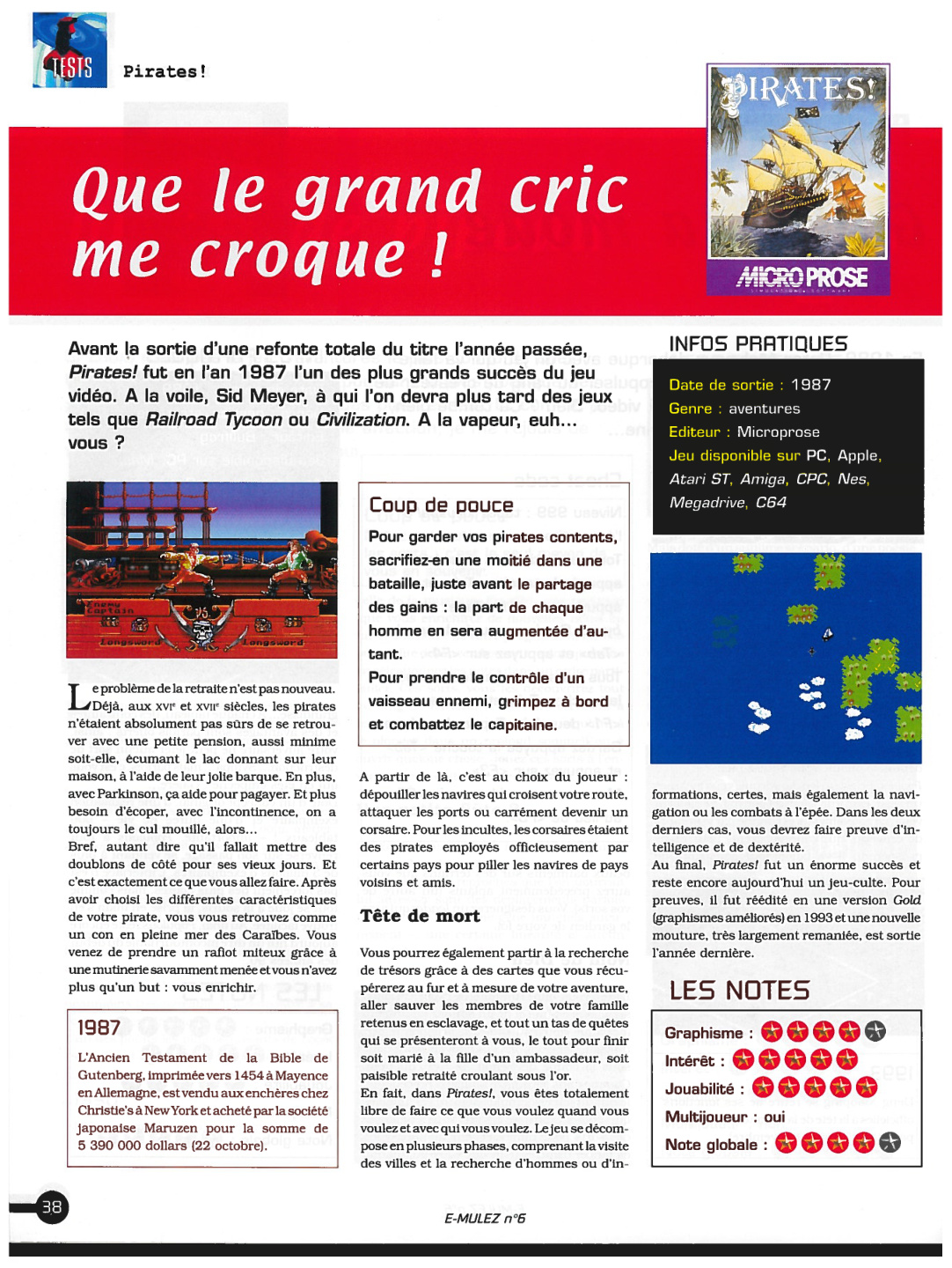 Première page de emulez numero6 38