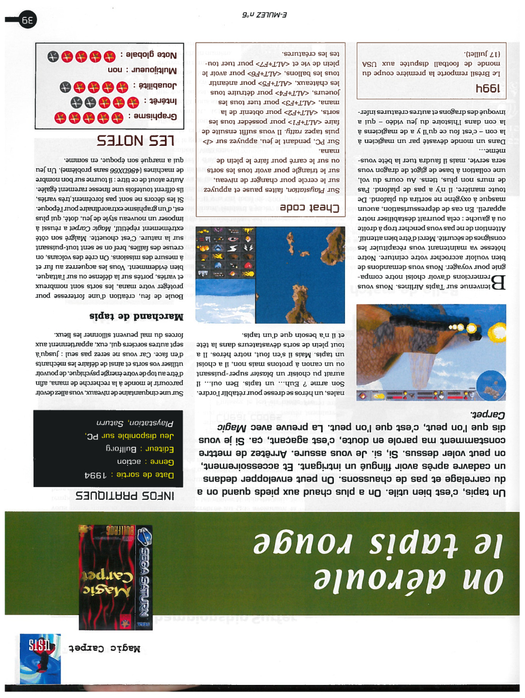 Première page de emulez numero6 39
