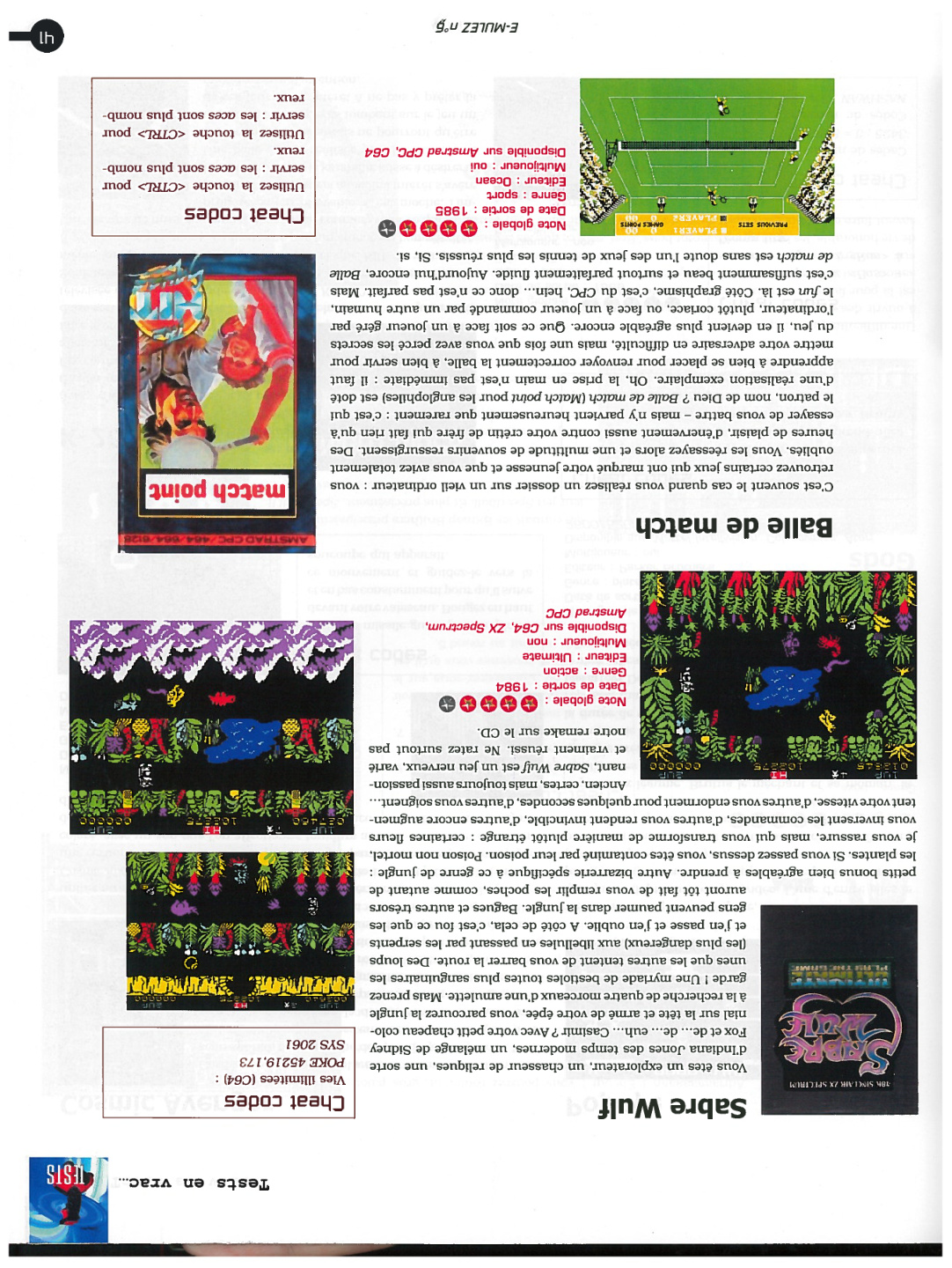 Première page de emulez numero6 41