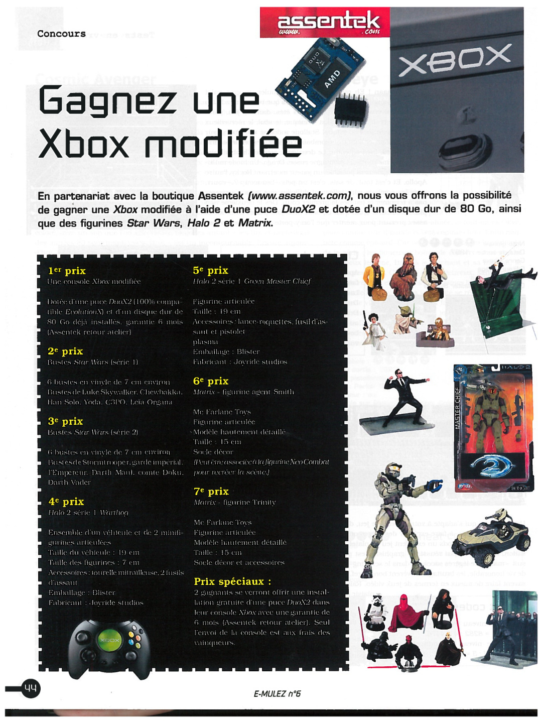 Première page de emulez numero6 44