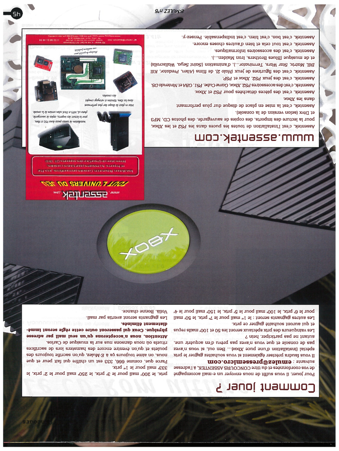 Première page de emulez numero6 45