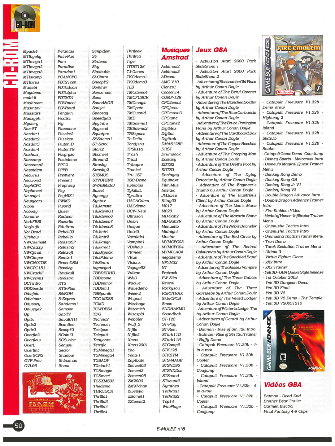 Première page de emulez numero6 50