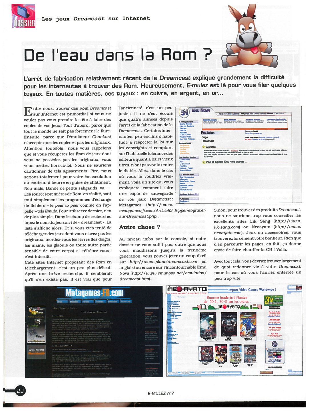 Première page de emulez numero7 22