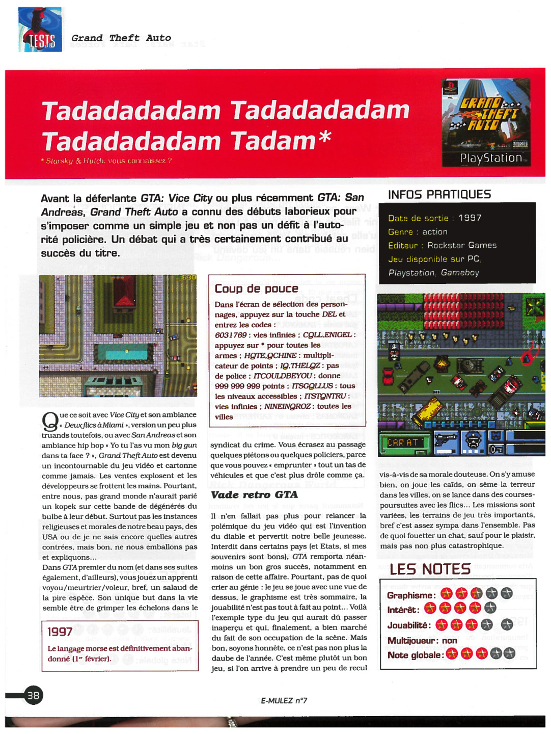 Première page de emulez numero7 38