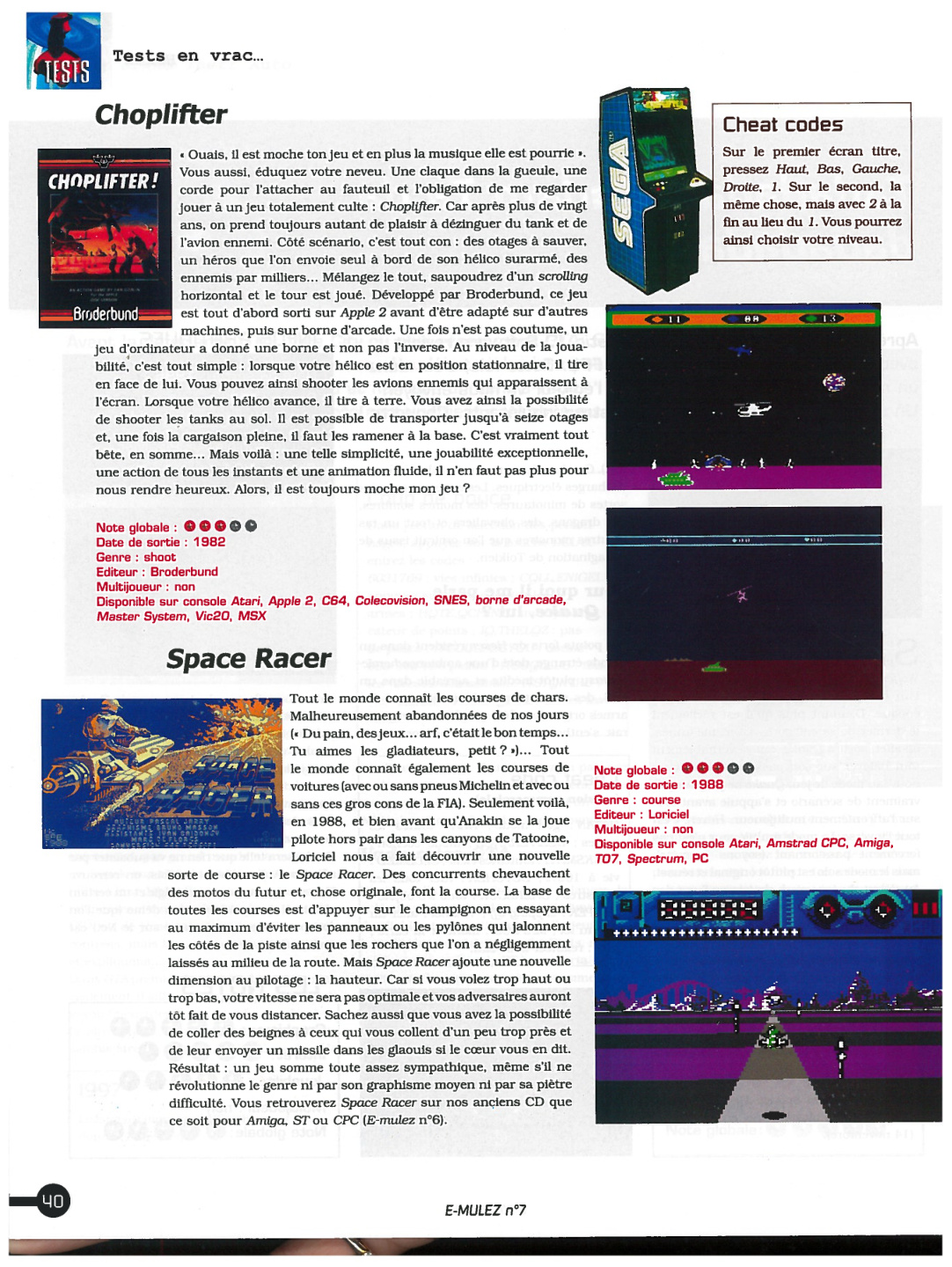 Première page de emulez numero7 40