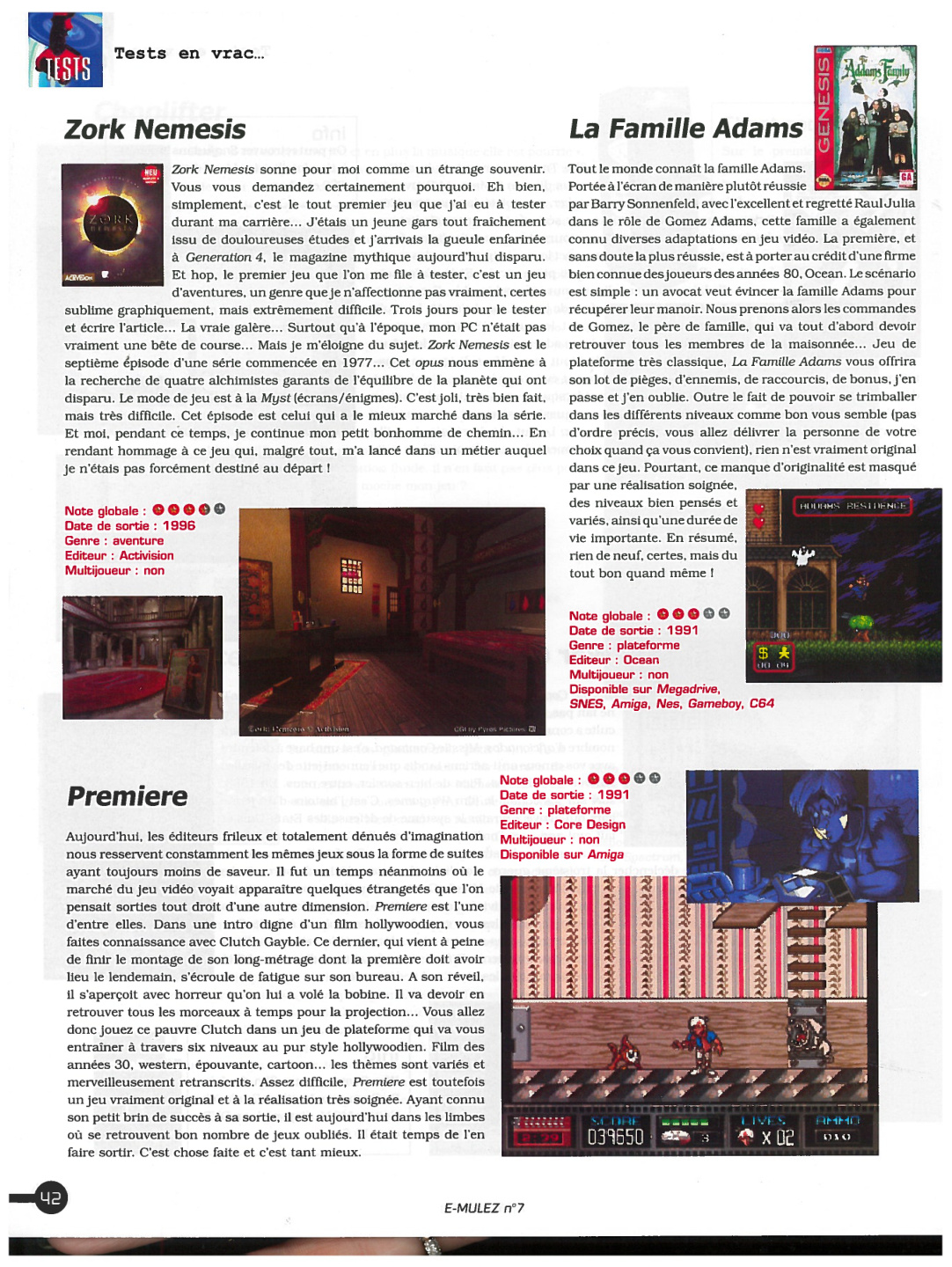 Première page de emulez numero7 42