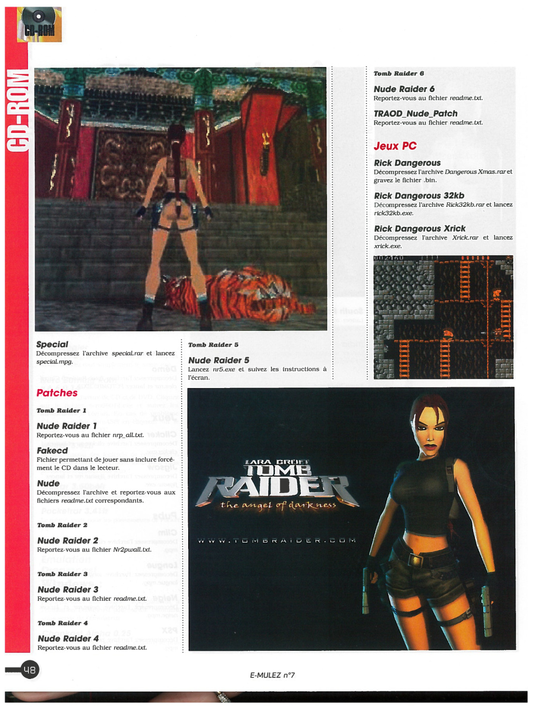 Première page de emulez numero7 48