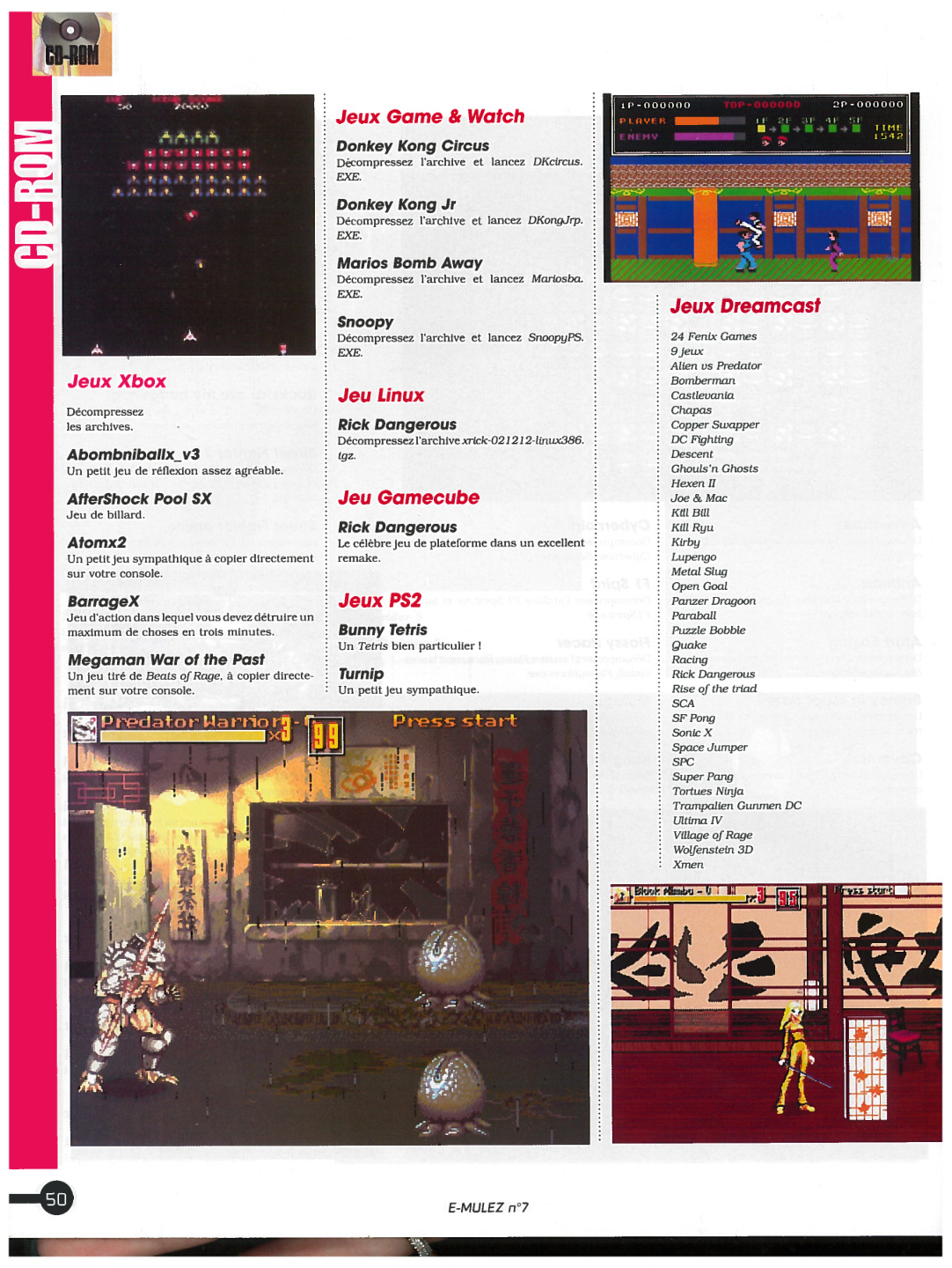 Première page de emulez numero7 50