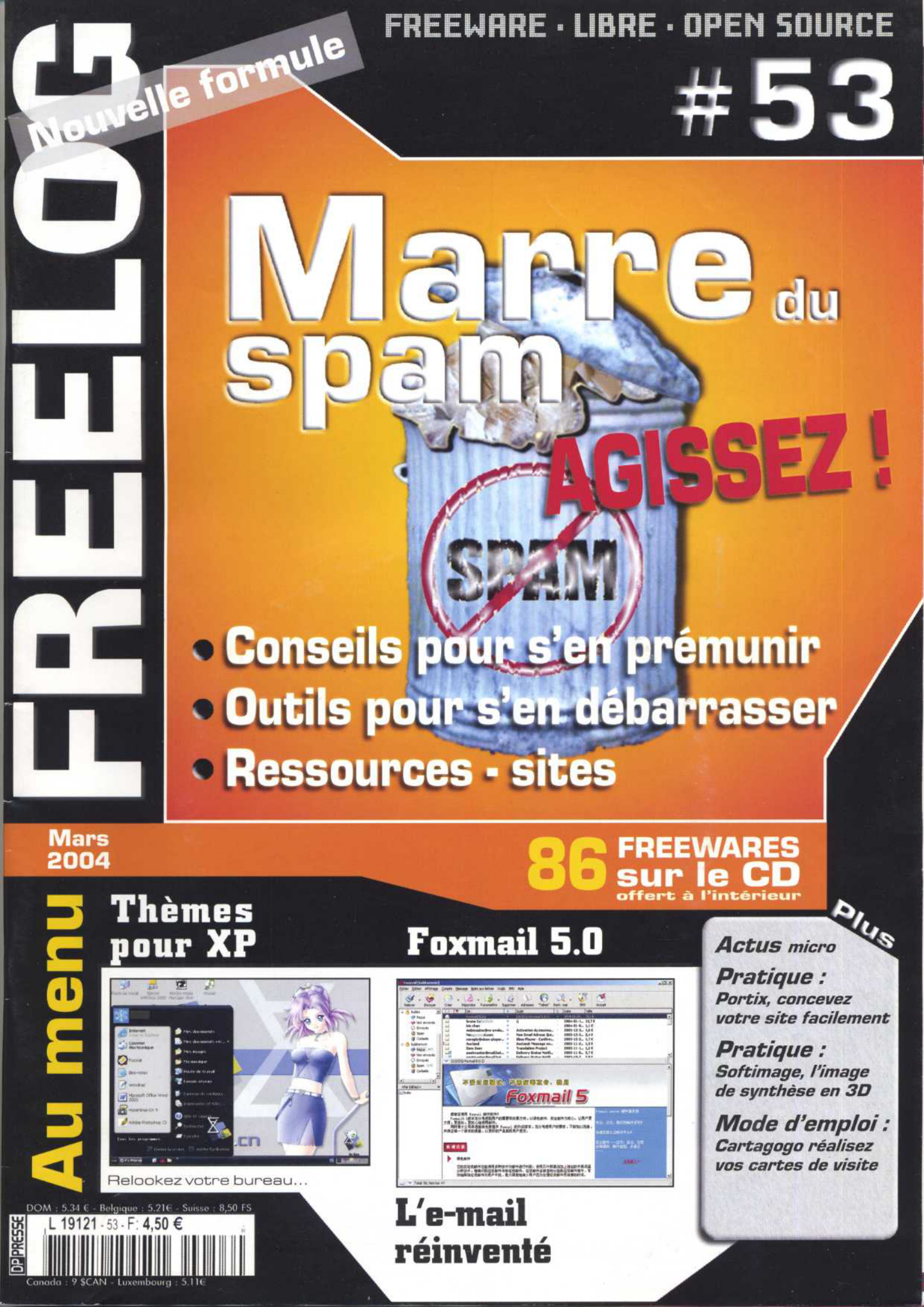 Première page de freelog numero53