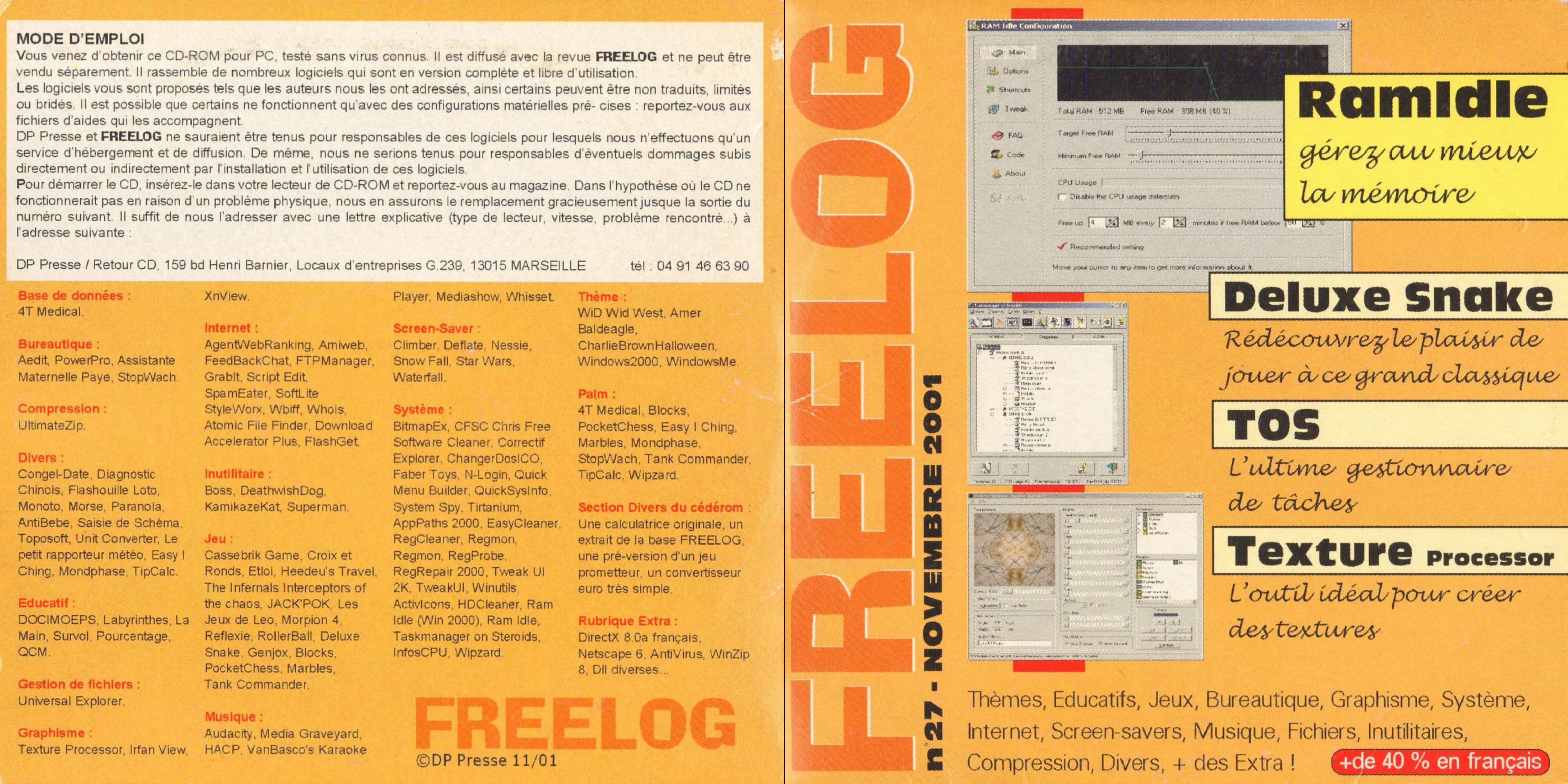 Première page de freelog numerocd027