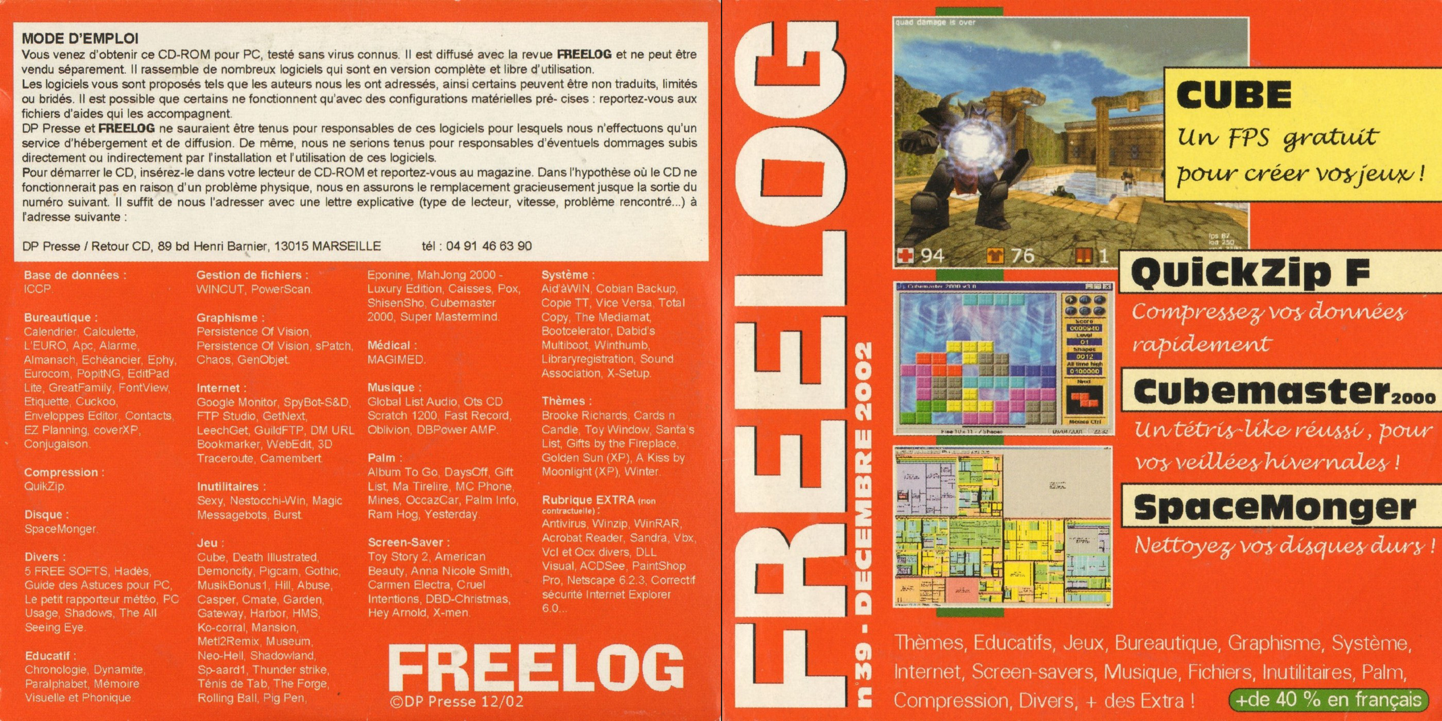 Première page de freelog numerocd039