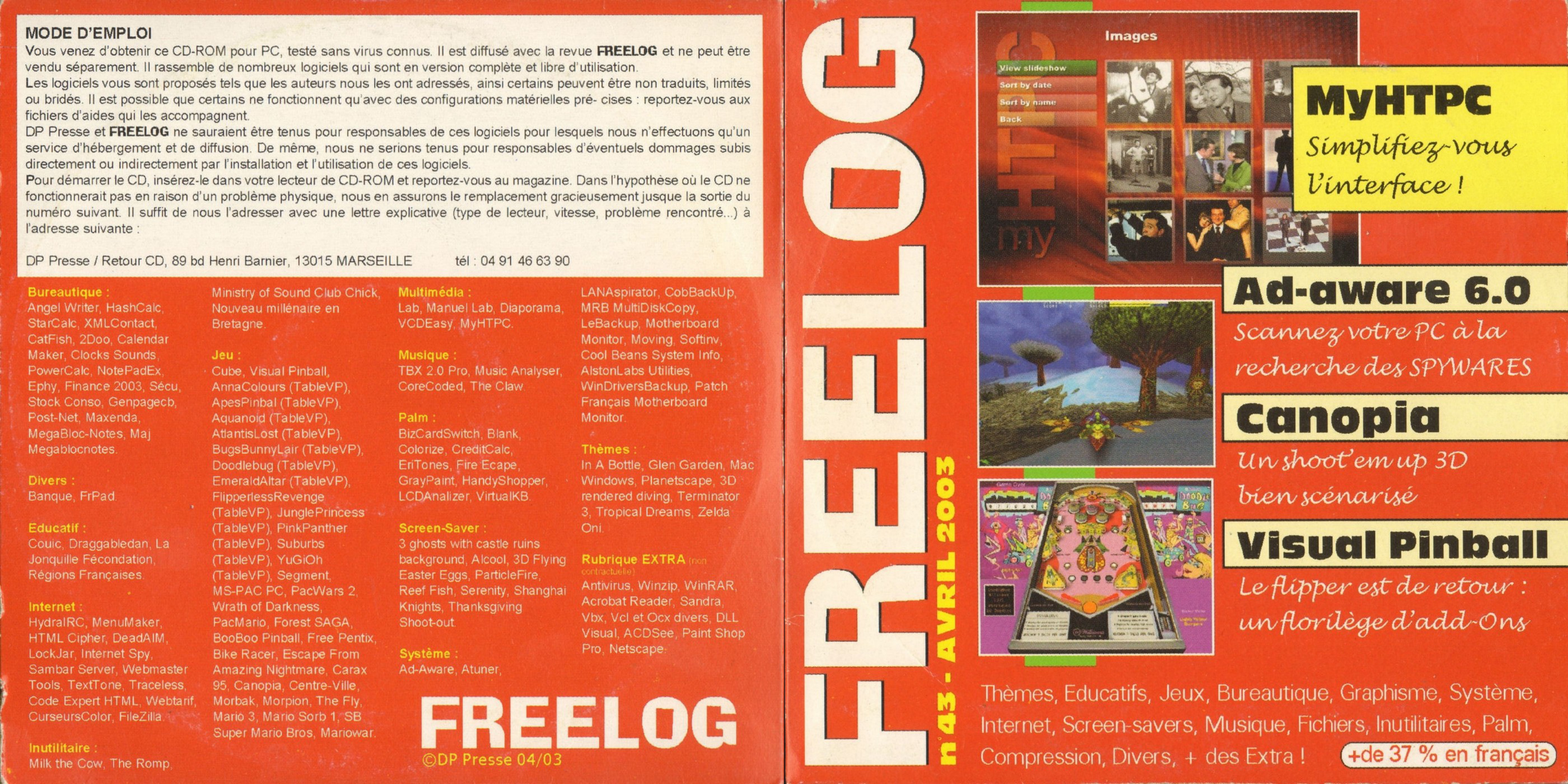 Première page de freelog numerocd043