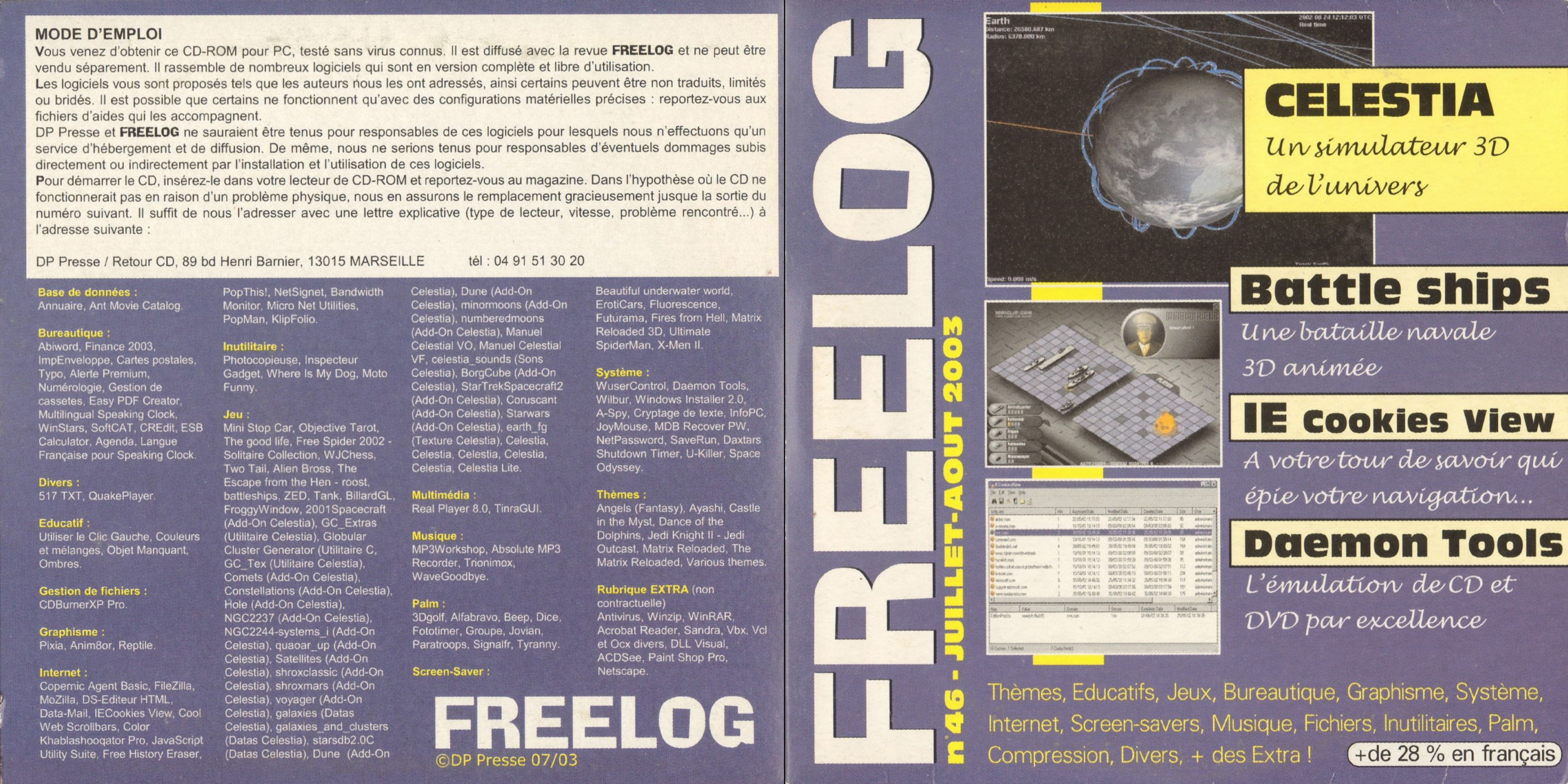 Première page de freelog numerocd046