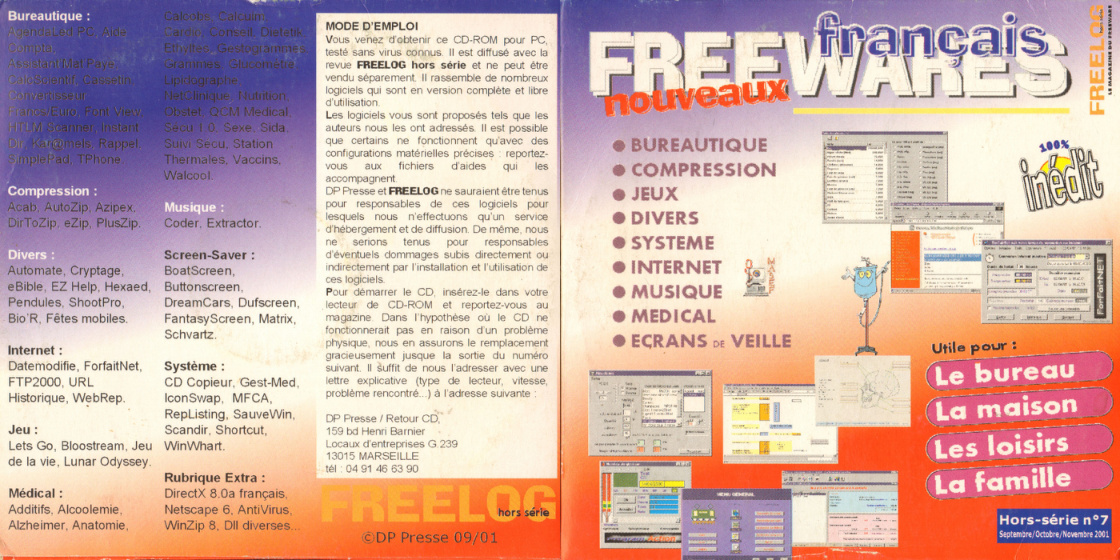 Première page de freelog numerohscd07