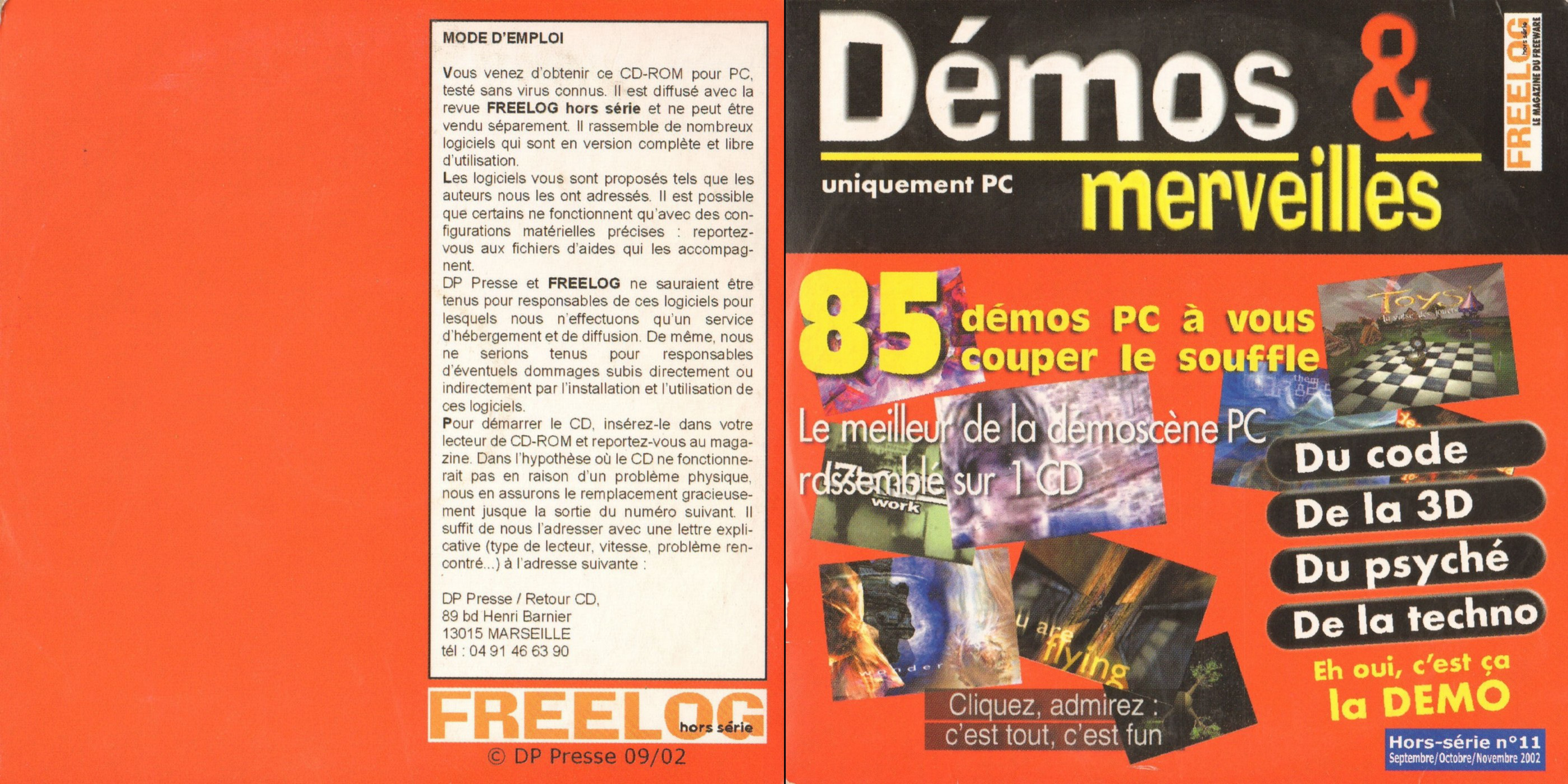 Première page de freelog numerohscd11