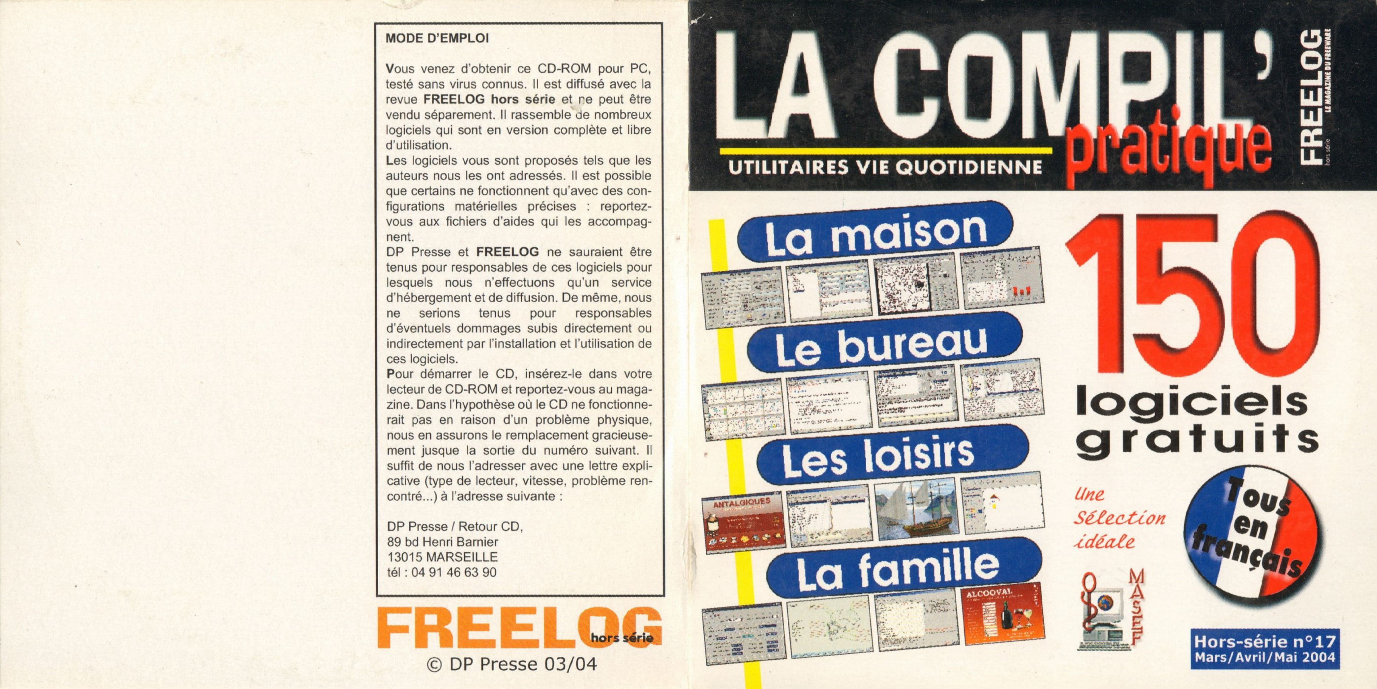 Première page de freelog numerohscd17