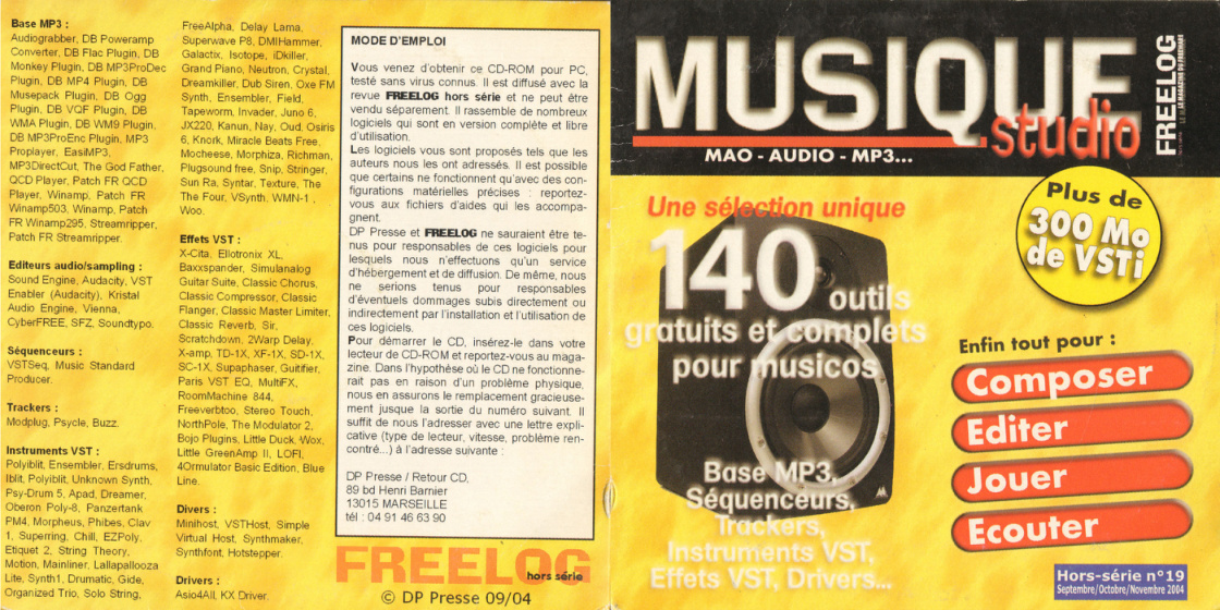 Première page de freelog numerohscd19