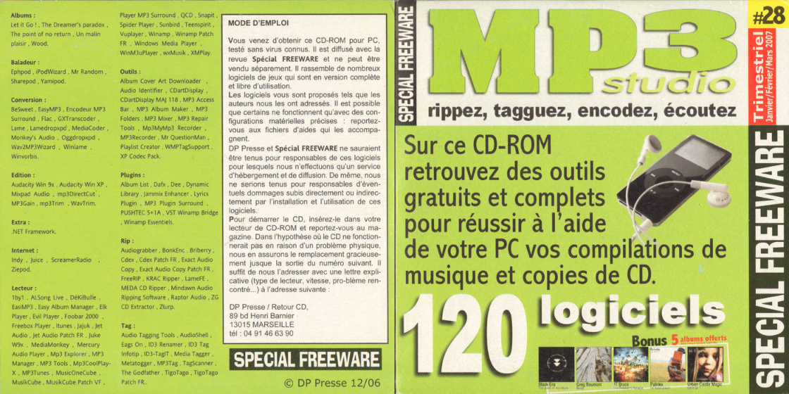 Première page de freelog numerohscd28