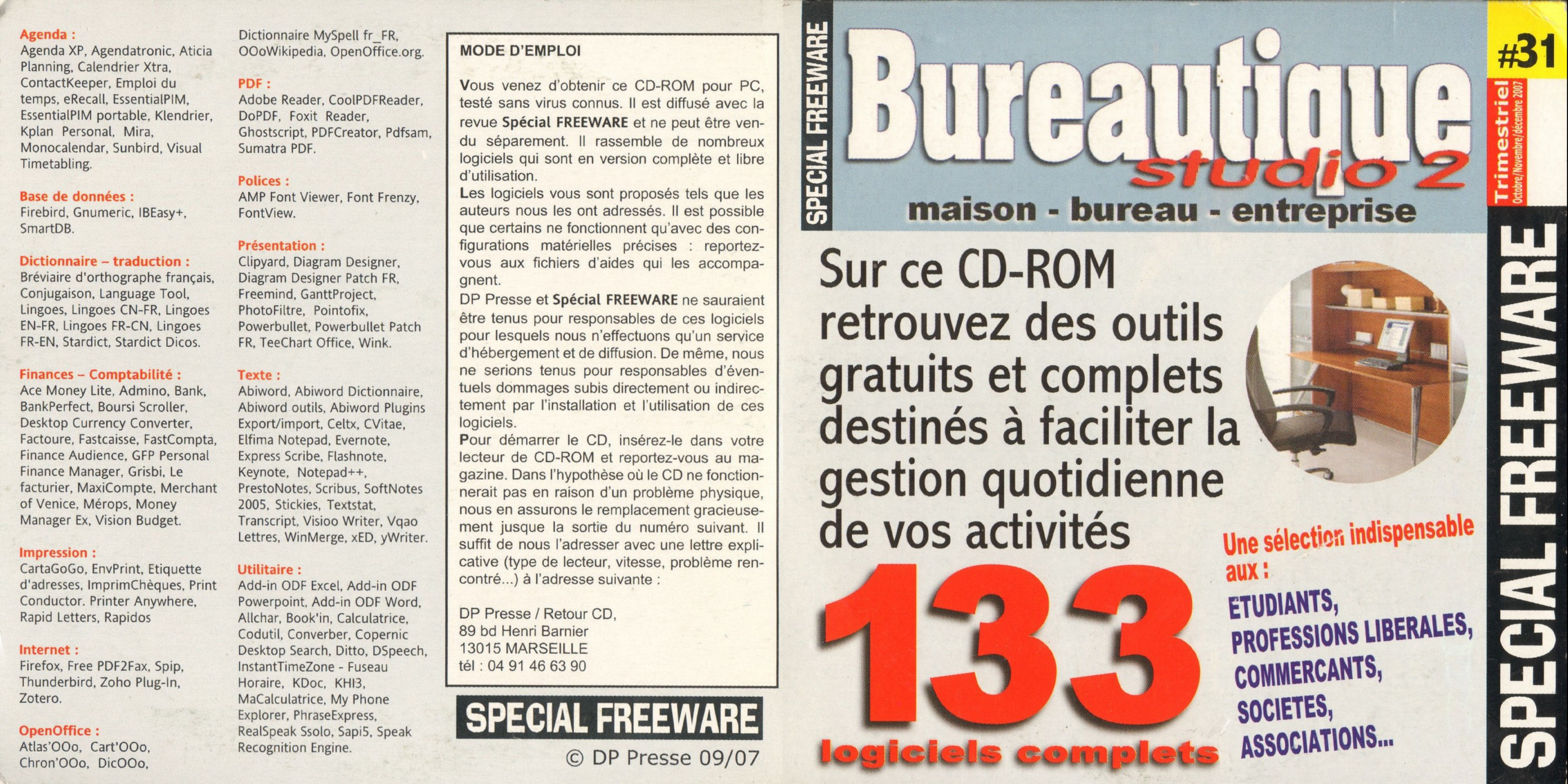 Première page de freelog numerohscd31