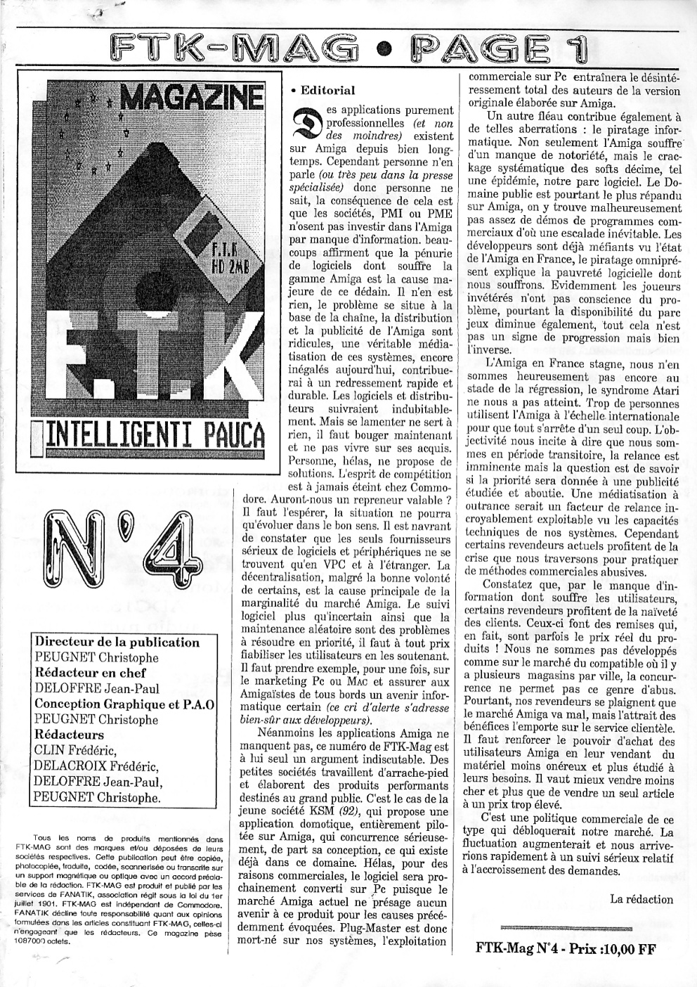Première page de ftkmag numero04
