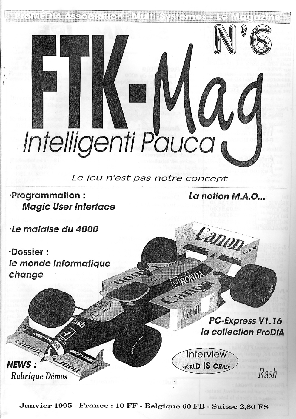 Première page de ftkmag numero06