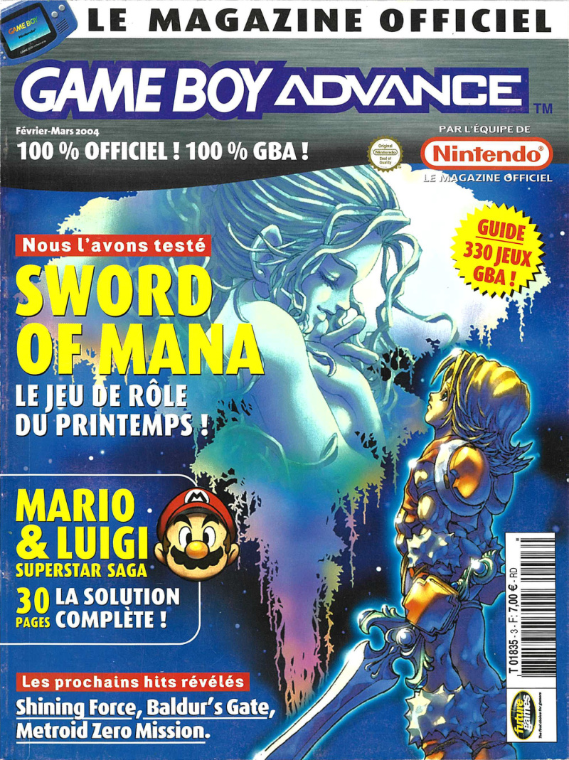 Première page de gameboyadvance numero03